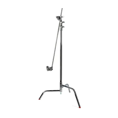 Matthews B339764 40" C-Stand with Spring-Loaded Base, Grip Head, & Arm Kit (10.5', Black)