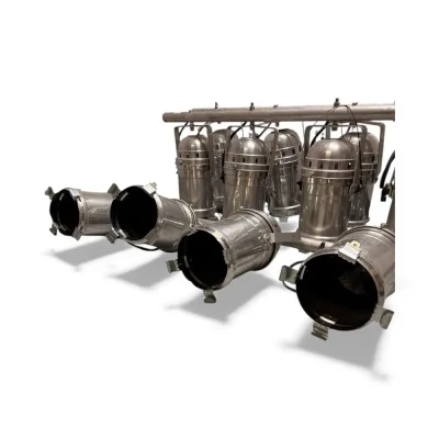 Barre à six PAR64 Noir